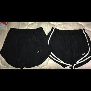 2 nike shorts size M